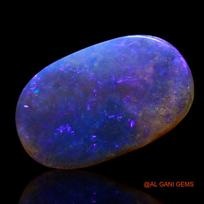 Natural Fire Opal Gemstone 2.00 Cts Loose Oval Cabochon From Australia 13x8x2 mm AG-676