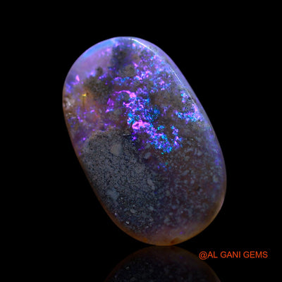 Natural Fire Opal Gemstone 2.00 Cts Loose Oval Cabochon From Australia 13x8x2 mm AG-676