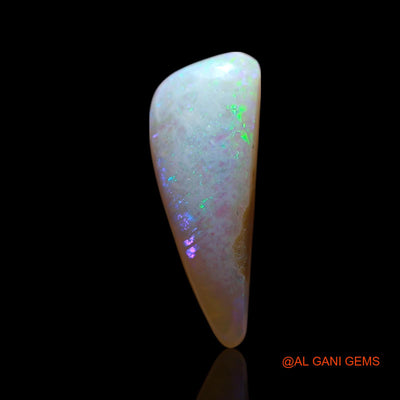 1.00 Cts Natural Australian Fire Opal Loose Gemstone Fancy Cabochon 15x5x3 mm AG-678