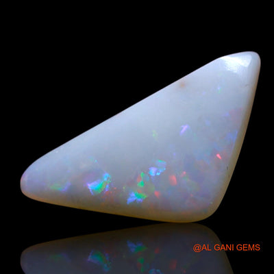 1.00 Cts Natural Australian Fire Opal Trillion Cabochon Loose Gemstone For Jewelry 14x7x2 mm AG-679