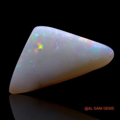 1.00 Cts Natural Australian Fire Opal Trillion Cabochon Loose Gemstone For Jewelry 14x7x2 mm AG-679