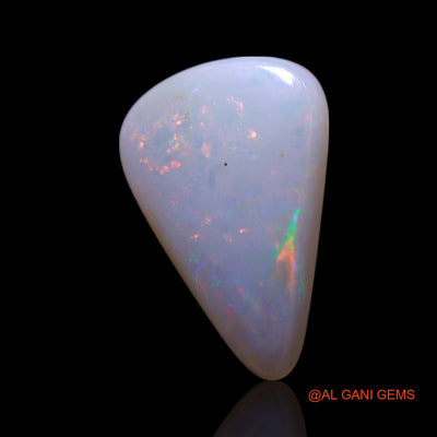 1.50 Cts Natural Australian Fire Opal Loose Gemstone Pear Cabochon 12x9x2 mm AG-67