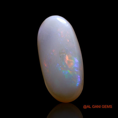 3.00 Cts Natural Australian Fire Opal Loose Gemstone Oval Cabochon 14x7x4 mm AG-680