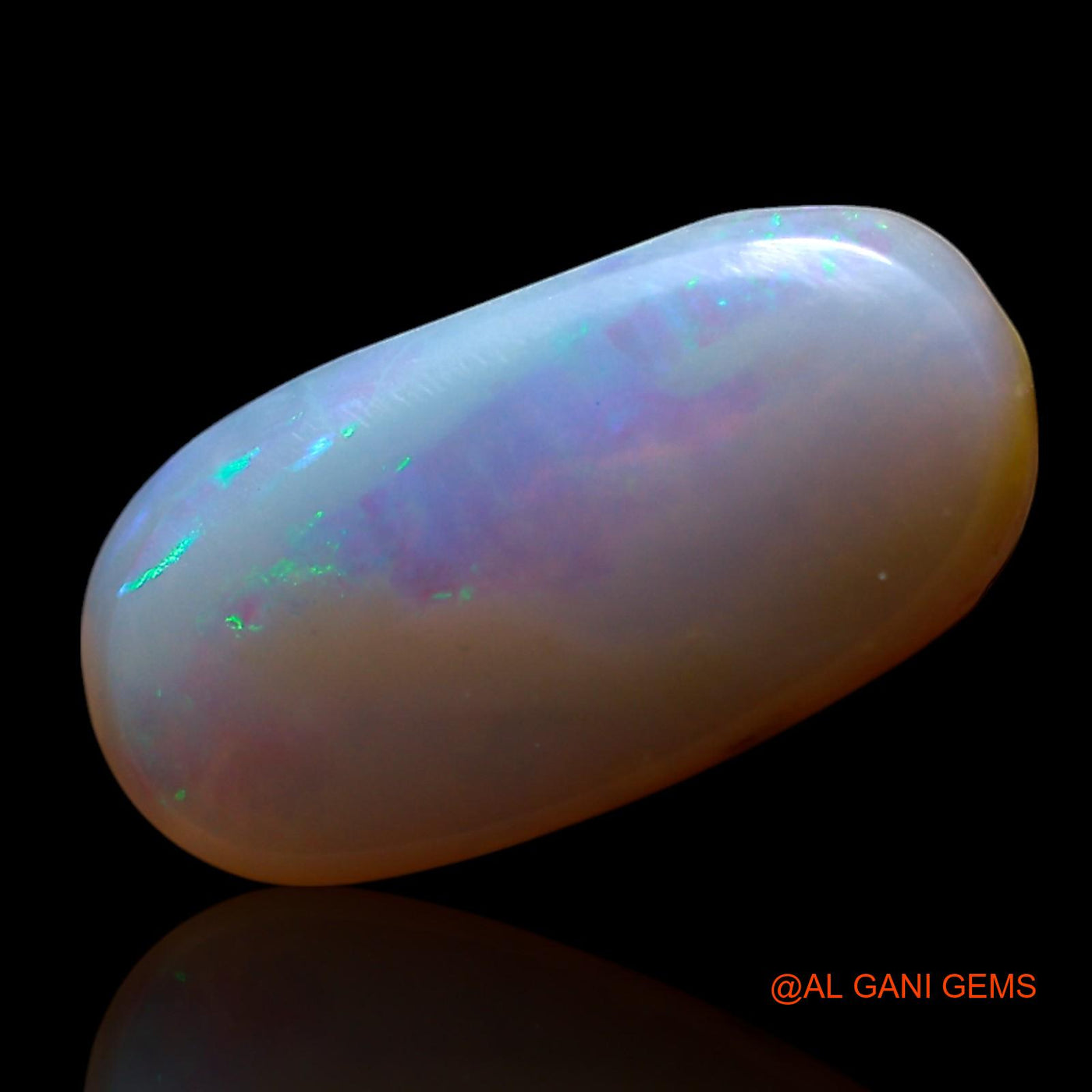 2.00 Cts Natural Australian Fire Opal Oval Cabochon Loose Gemstone For Jewelry 14x7x3 mm AG-681