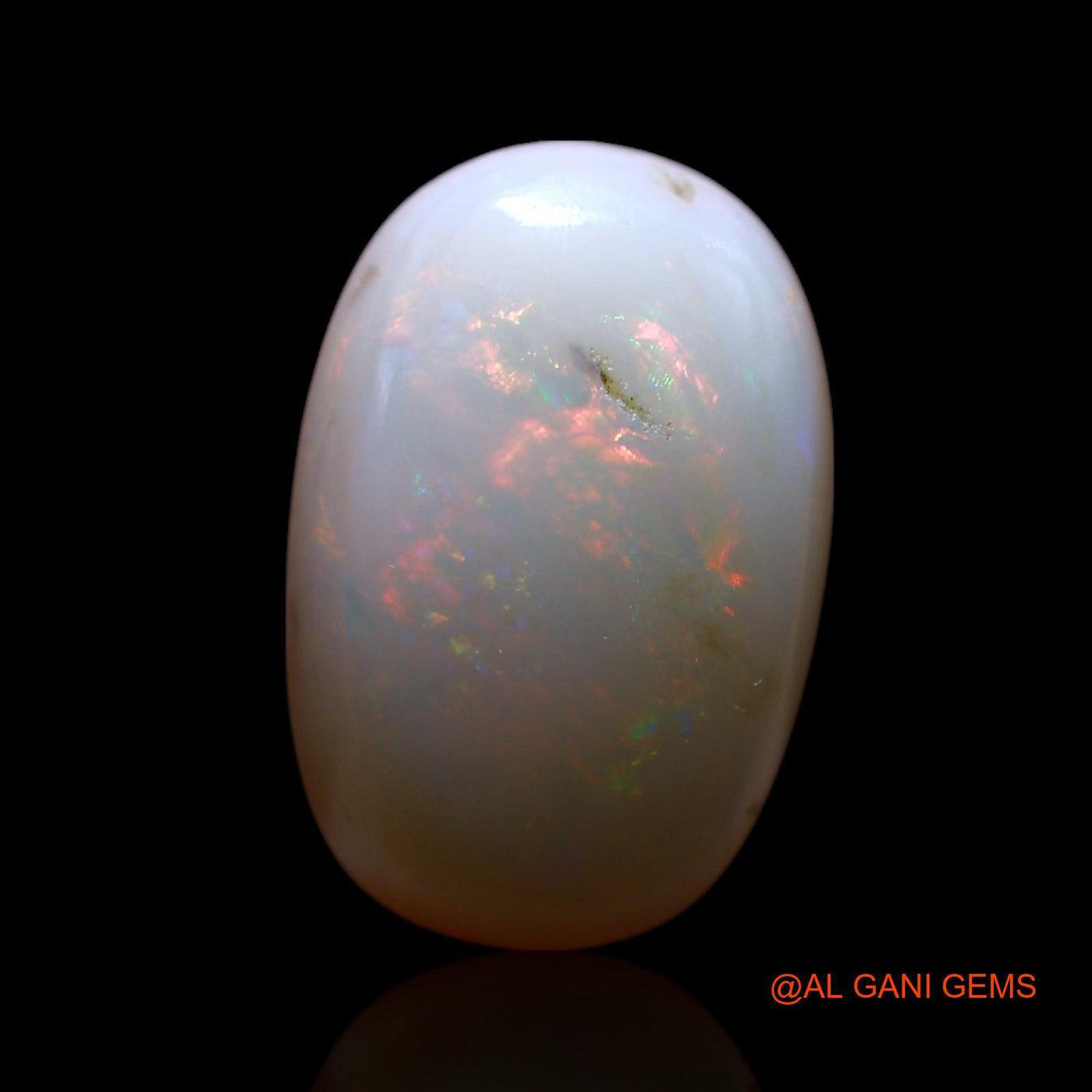 3.00 Cts Natural Australian Fire Opal Oval Cabochon Loose Gemstone For Jewelry 13x8x4 mm AG-682