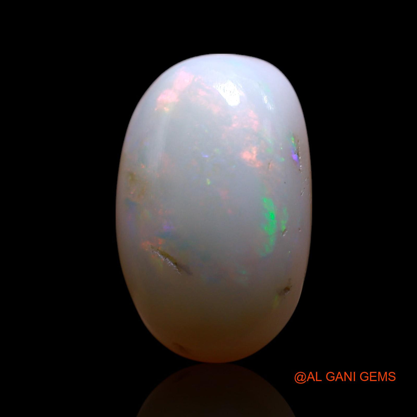 3.00 Cts Natural Australian Fire Opal Oval Cabochon Loose Gemstone For Jewelry 13x8x4 mm AG-682