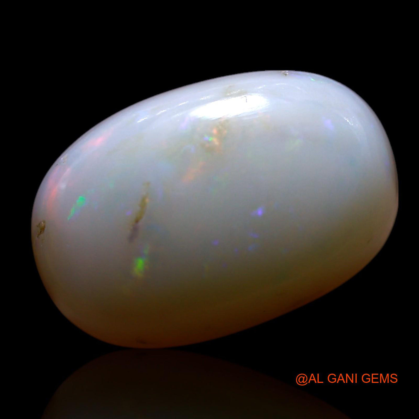 3.00 Cts Natural Australian Fire Opal Oval Cabochon Loose Gemstone For Jewelry 13x8x4 mm AG-682
