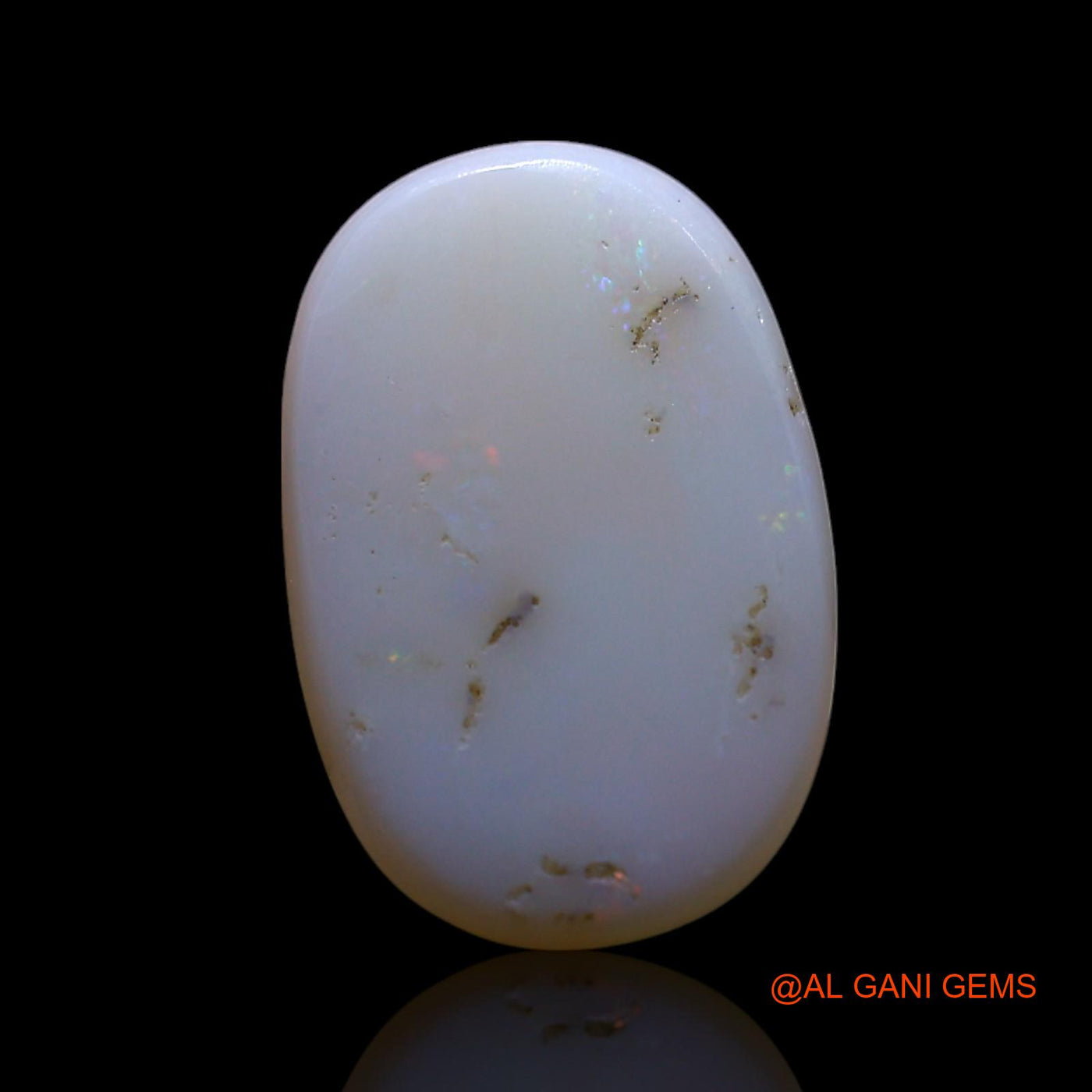 3.00 Cts Natural Australian Fire Opal Oval Cabochon Loose Gemstone For Jewelry 13x8x4 mm AG-682