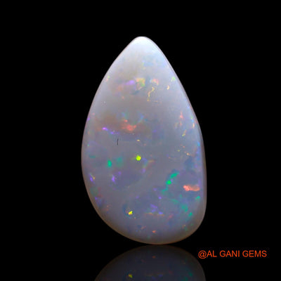 2.00 Cts Unheated Australian Fire Opal Loose Gemstone Fancy Cabochon Natural 14x8x3 mm AG-683