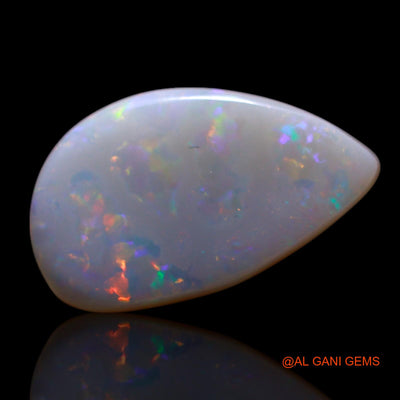 2.00 Cts Unheated Australian Fire Opal Loose Gemstone Fancy Cabochon Natural 14x8x3 mm AG-683