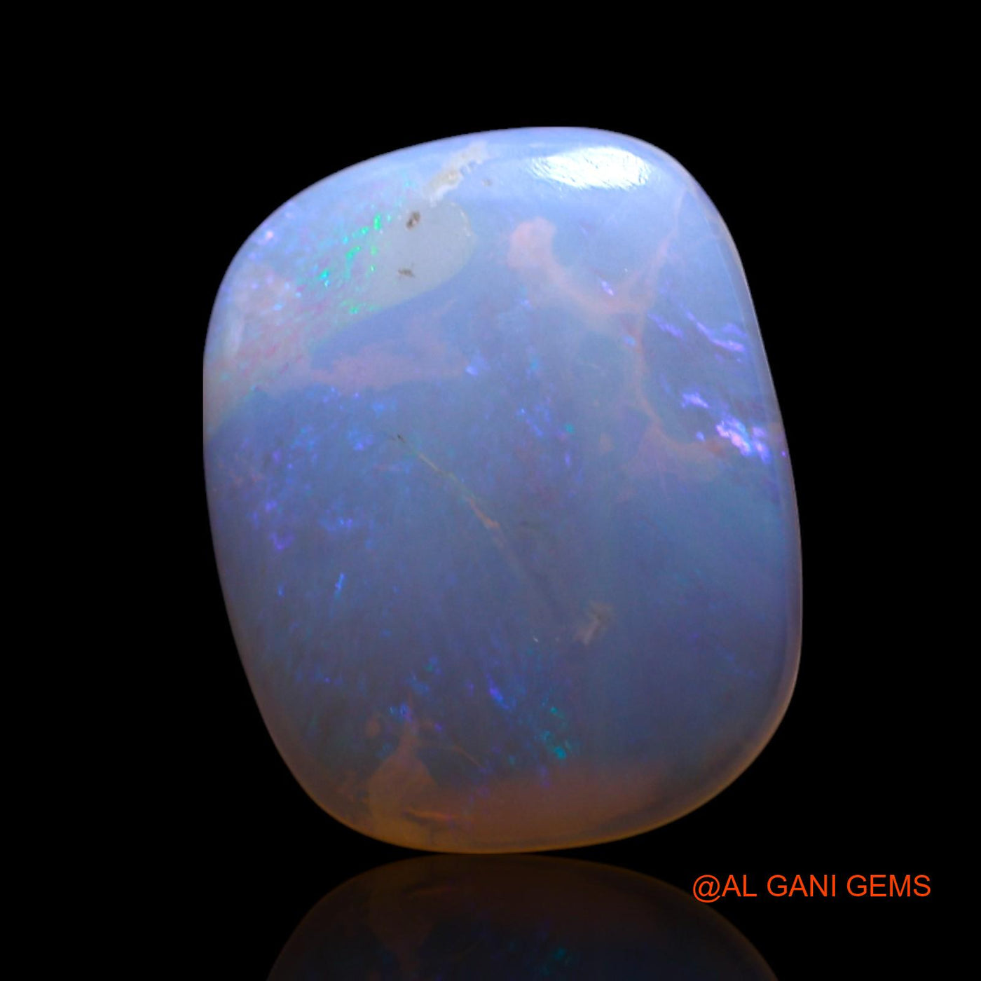 2.00 Cts Natural Australian Fire Opal Oval Cabochon Loose Gemstone For Jewelry 12x10x2 mm AG-684