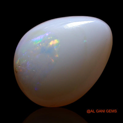 3.00 Cts Natural Australian Fire Opal Loose Gemstone Pear Cabochon 12x10x4 mm AG-685