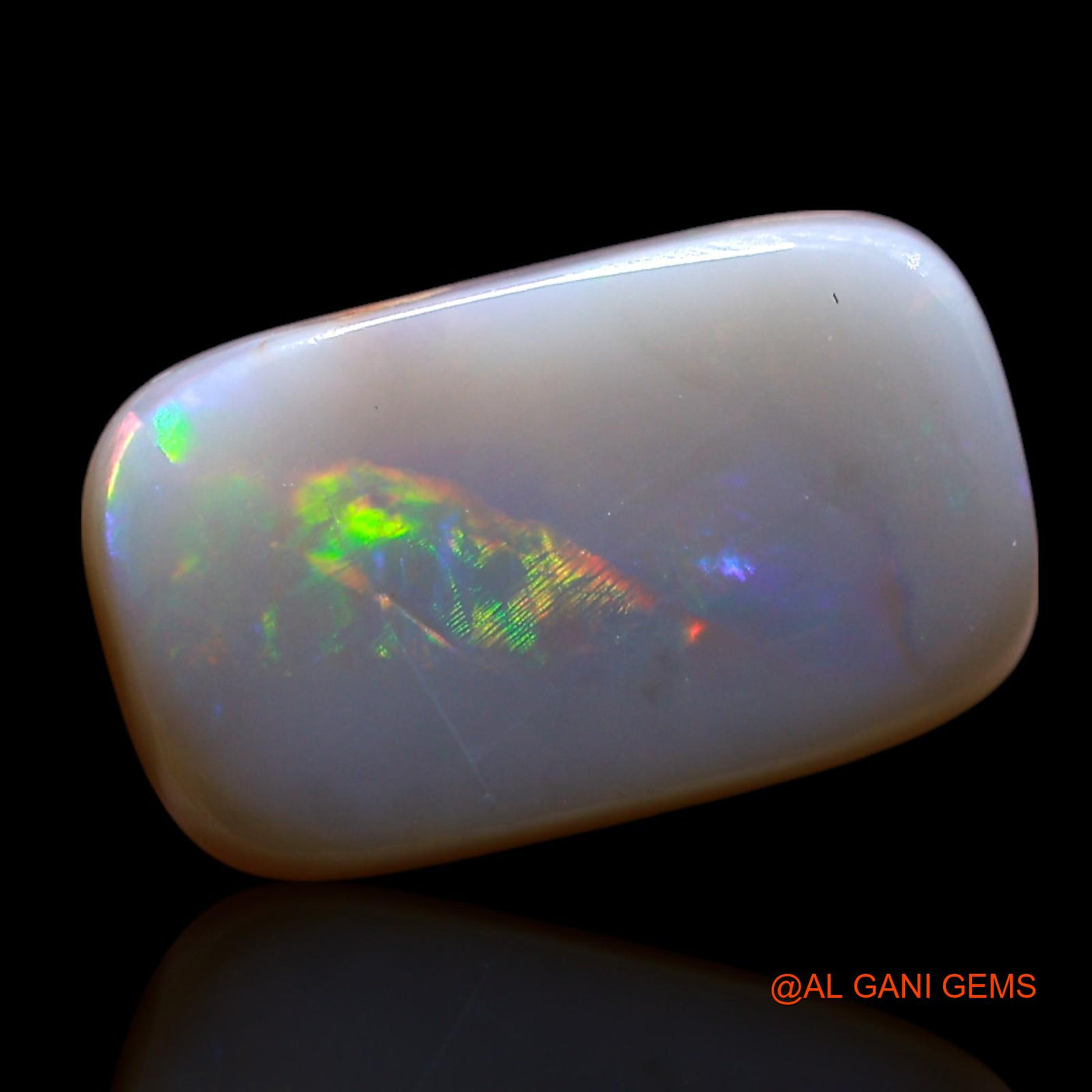2.00 Cts Natural Australian Fire Opal Loose Gemstone Oval Cabochon 13x7x2 mm AG-689