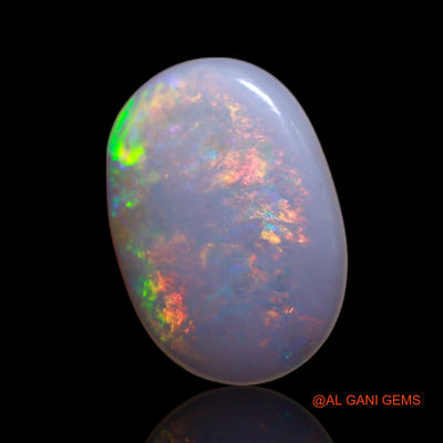 0.90 Cts Natural Australian Fire Opal Loose Gemstone Oval Cabochon 11x7x1 mm AG-68