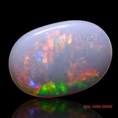 0.90 Cts Natural Australian Fire Opal Loose Gemstone Oval Cabochon 11x7x1 mm AG-68