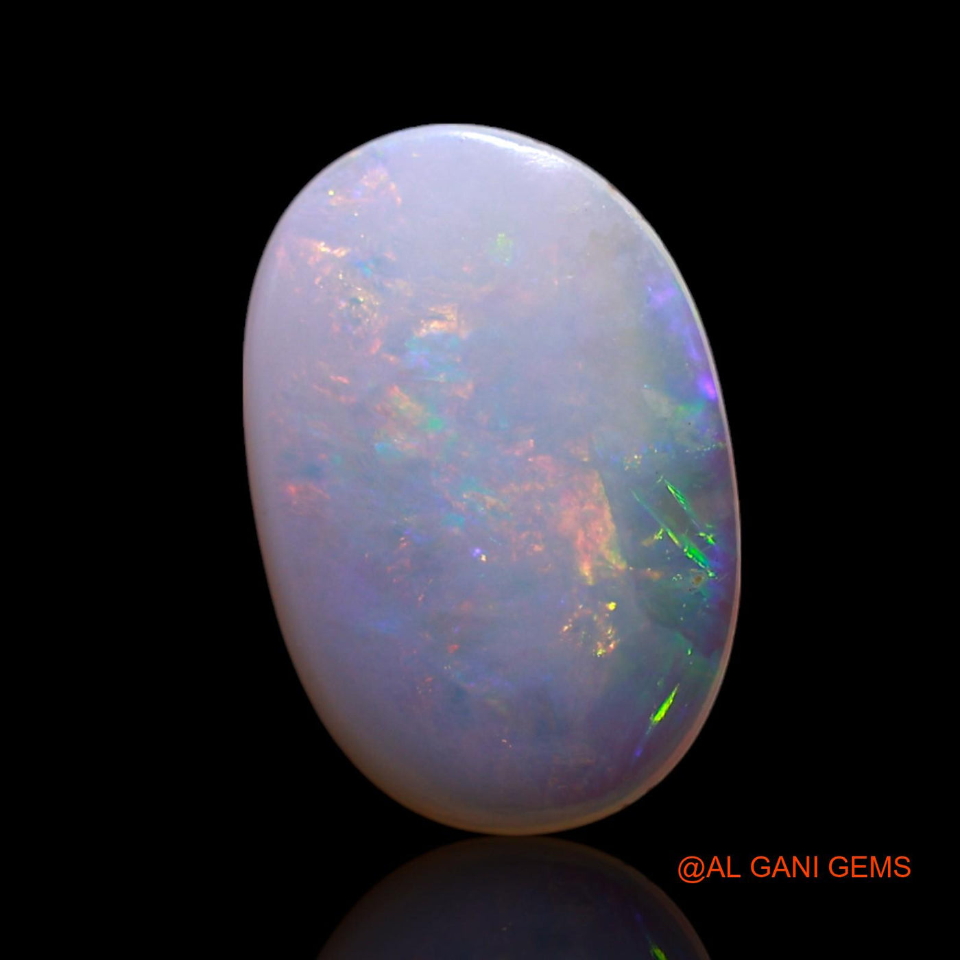 0.90 Cts Natural Australian Fire Opal Loose Gemstone Oval Cabochon 11x7x1 mm AG-68