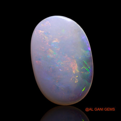 0.90 Cts Natural Australian Fire Opal Loose Gemstone Oval Cabochon 11x7x1 mm AG-68