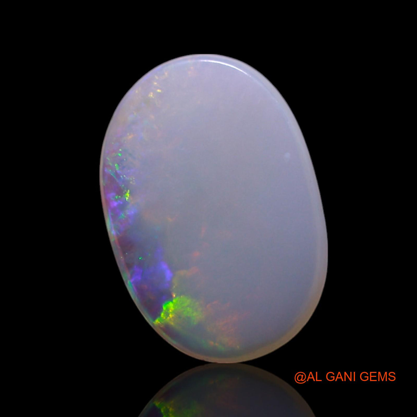 0.90 Cts Natural Australian Fire Opal Loose Gemstone Oval Cabochon 11x7x1 mm AG-68
