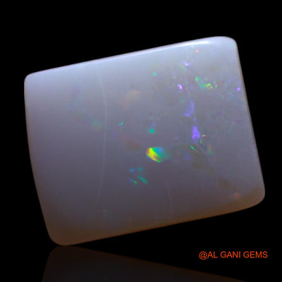 Natural Untreated Fire Opal Loose Gemstone Square Cabochon From Australia 1.70 Cts 11x8x2 mm AG-690