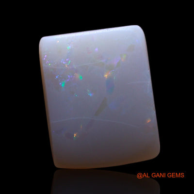 Natural Untreated Fire Opal Loose Gemstone Square Cabochon From Australia 1.70 Cts 11x8x2 mm AG-690