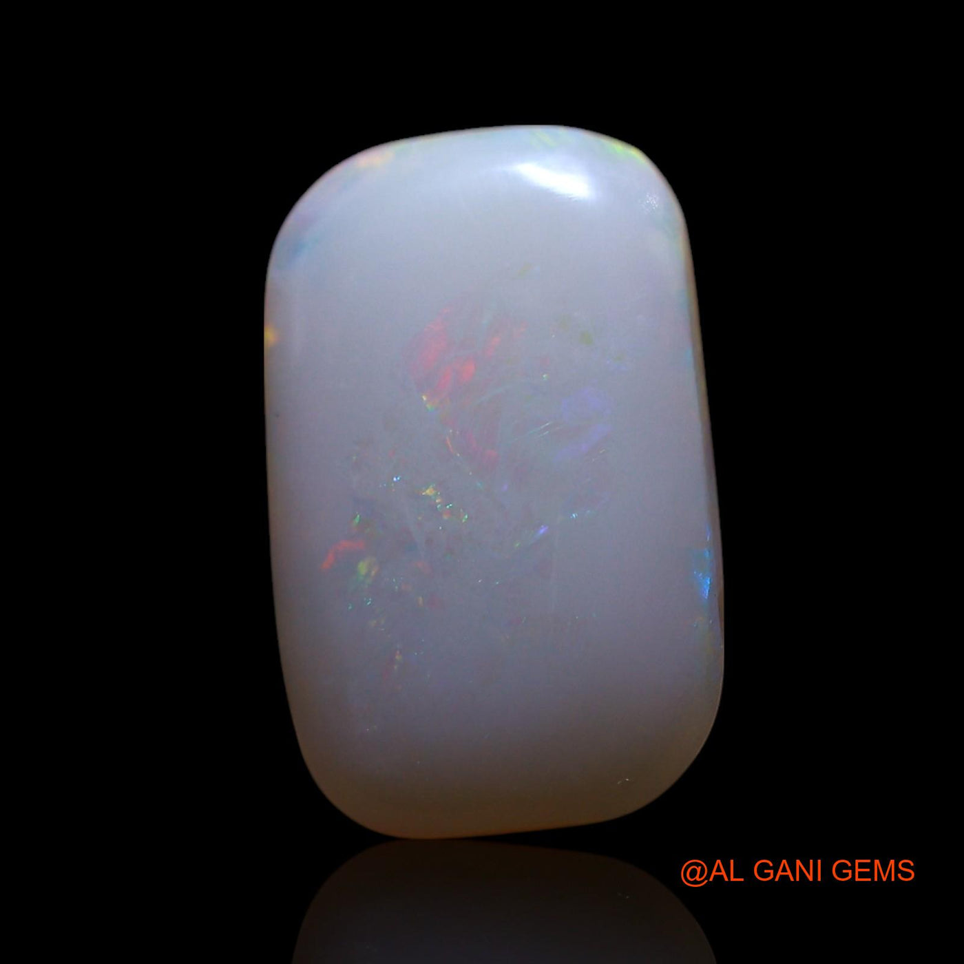 2.00 Cts Natural Australian Fire Opal Loose Gemstone Oval Cabochon 12x8x2 mm AG-691