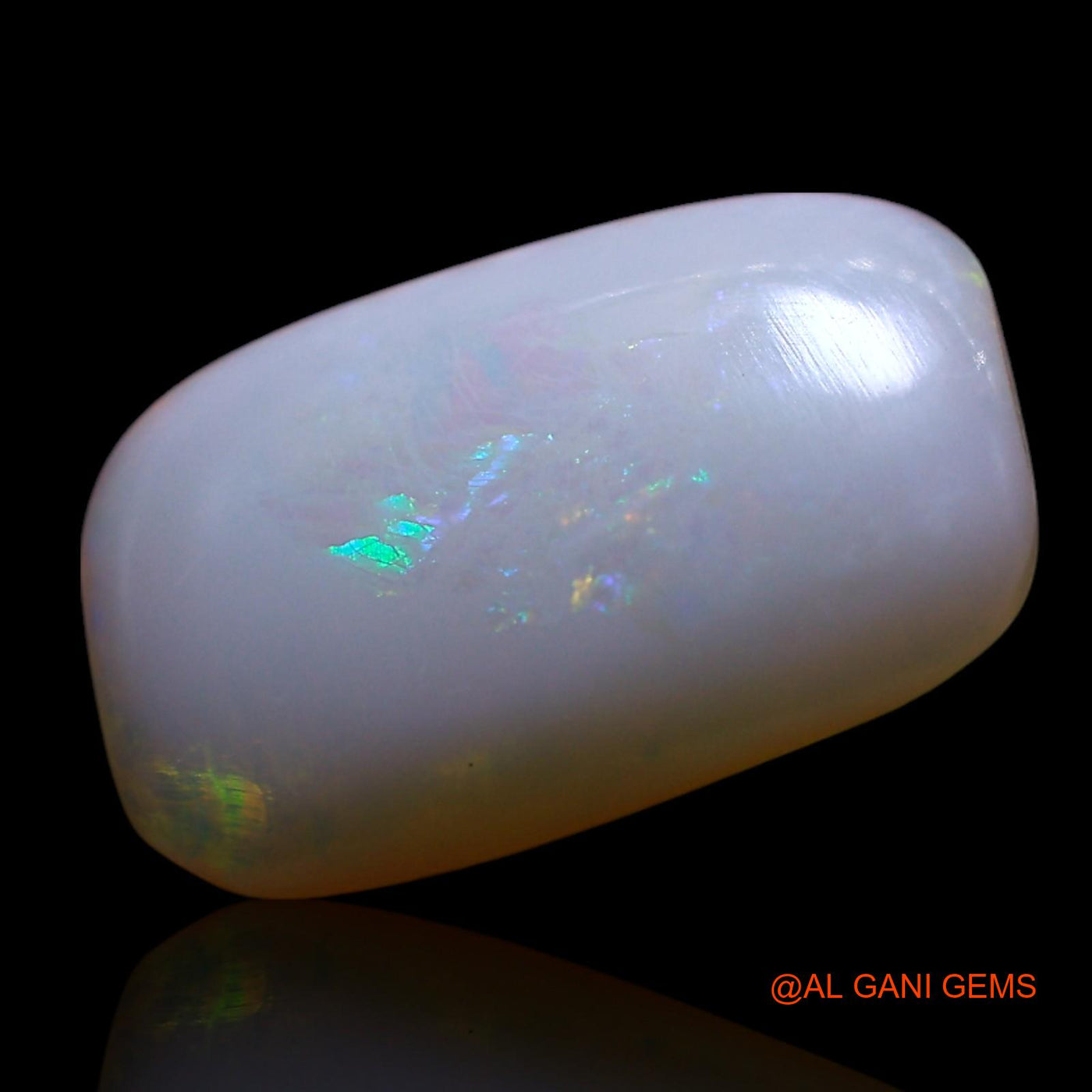 2.00 Cts Natural Australian Fire Opal Loose Gemstone Oval Cabochon 12x8x2 mm AG-691