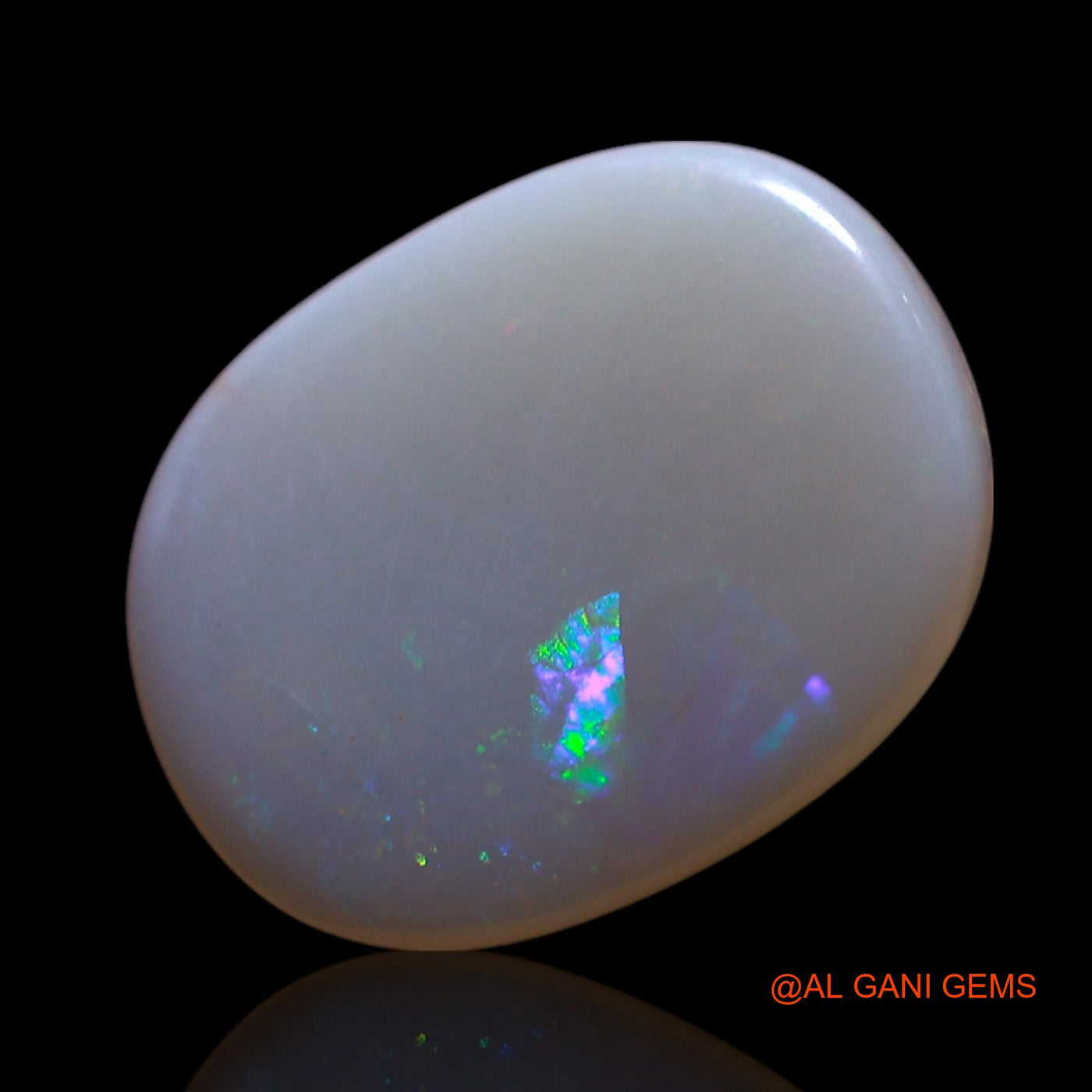 2.00 Cts Unheated Australian Fire Opal Loose Gemstone Oval Cabochon Natural 12x10x2 mm AG-692