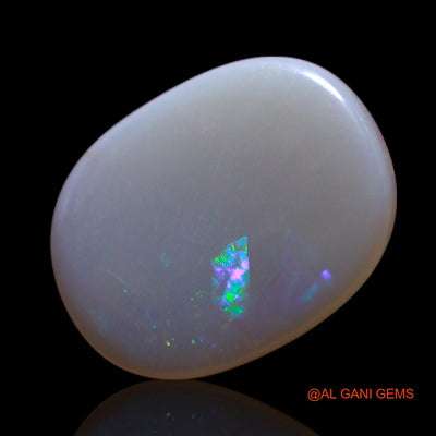 2.00 Cts Unheated Australian Fire Opal Loose Gemstone Oval Cabochon Natural 12x10x2 mm AG-692