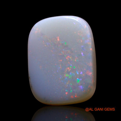 2.00 Cts Unheated Australian Fire Opal Loose Gemstone Oval Cabochon Natural 12x9x3 mm AG-694