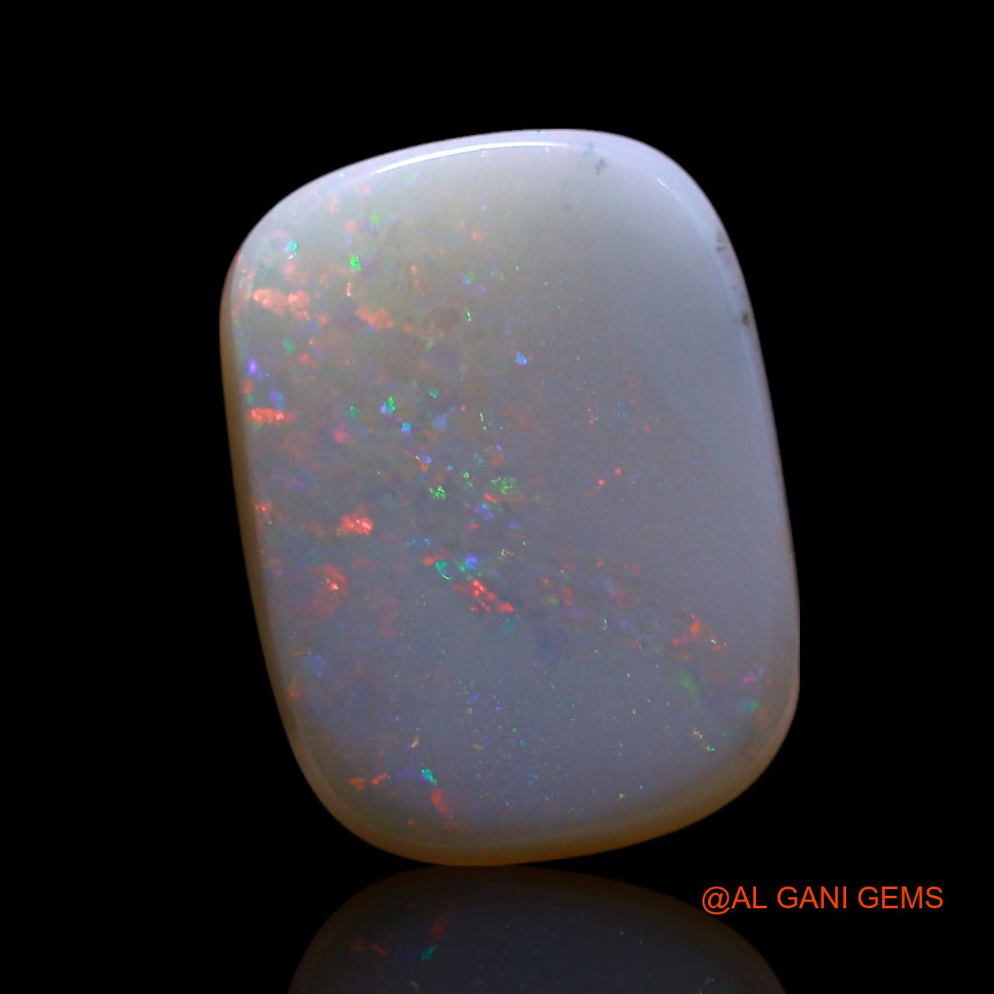 2.00 Cts Unheated Australian Fire Opal Loose Gemstone Oval Cabochon Natural 12x9x3 mm AG-694