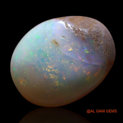 3.00 Cts Natural Australian Fire Opal Loose Gemstone Oval Cabochon 11x9x4 mm AG-697