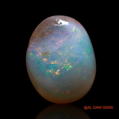 3.00 Cts Natural Australian Fire Opal Loose Gemstone Oval Cabochon 11x9x4 mm AG-697