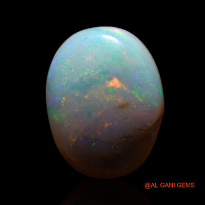 3.00 Cts Natural Australian Fire Opal Loose Gemstone Oval Cabochon 11x9x4 mm AG-697