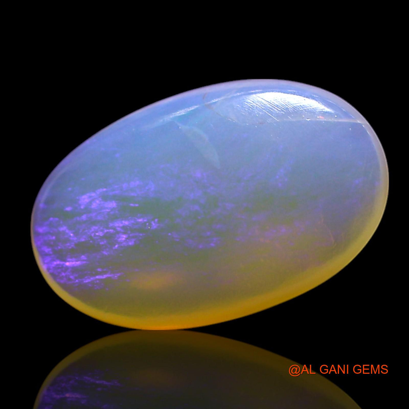 2.00 Cts Natural Australian Fire Opal Loose Gemstone Oval Cabochon 13x8x3 mm AG-698