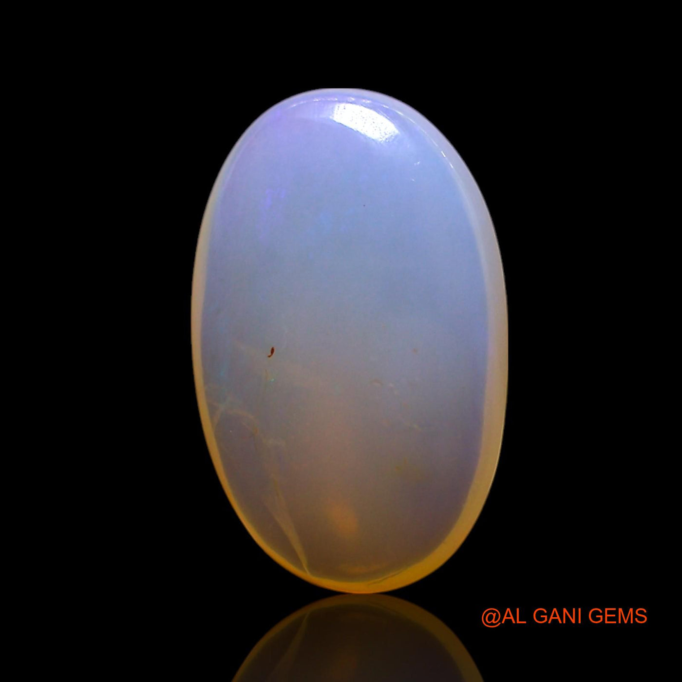 2.00 Cts Natural Australian Fire Opal Loose Gemstone Oval Cabochon 13x8x3 mm AG-698