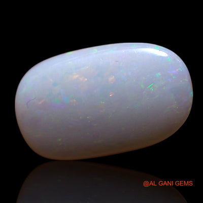 1.00 Cts Unheated Australian Fire Opal Loose Gemstone Oval Cabochon Natural 12x7x2 mm AG-69