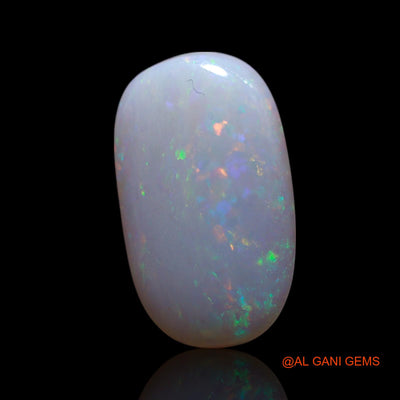 1.00 Cts Unheated Australian Fire Opal Loose Gemstone Oval Cabochon Natural 12x7x2 mm AG-69
