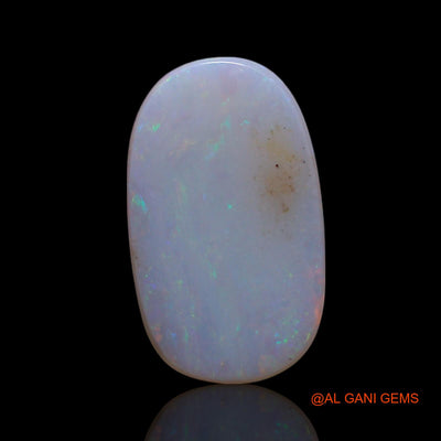 1.00 Cts Unheated Australian Fire Opal Loose Gemstone Oval Cabochon Natural 12x7x2 mm AG-69