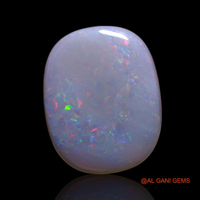 1.50 Cts Unheated Australian Fire Opal Loose Gemstone Oval Cabochon Natural 13x10x1 mm AG-6