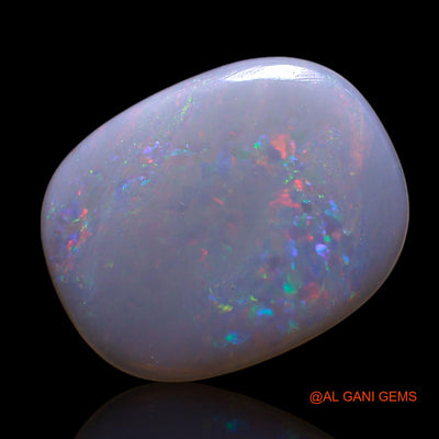 1.50 Cts Unheated Australian Fire Opal Loose Gemstone Oval Cabochon Natural 13x10x1 mm AG-6