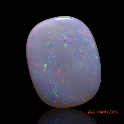 1.50 Cts Unheated Australian Fire Opal Loose Gemstone Oval Cabochon Natural 13x10x1 mm AG-6