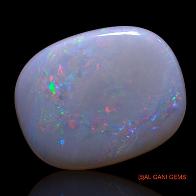 1.50 Cts Unheated Australian Fire Opal Loose Gemstone Oval Cabochon Natural 13x10x1 mm AG-6