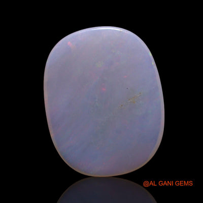 1.50 Cts Unheated Australian Fire Opal Loose Gemstone Oval Cabochon Natural 13x10x1 mm AG-6