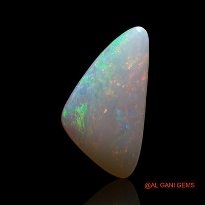 1.80 Cts Natural Australian Fire Opal Loose Gemstone Trillion Cabochon 13x7x3 mm AG-700