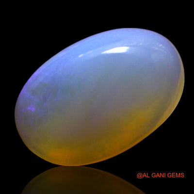 Natural Untreated Fire Opal Loose Gemstone Oval Cabochon From Australia 3.00 Cts 12x8x4 mm AG-701