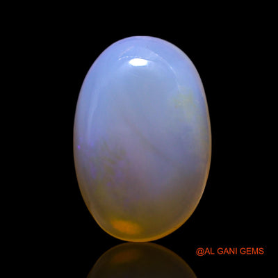 Natural Untreated Fire Opal Loose Gemstone Oval Cabochon From Australia 3.00 Cts 12x8x4 mm AG-701