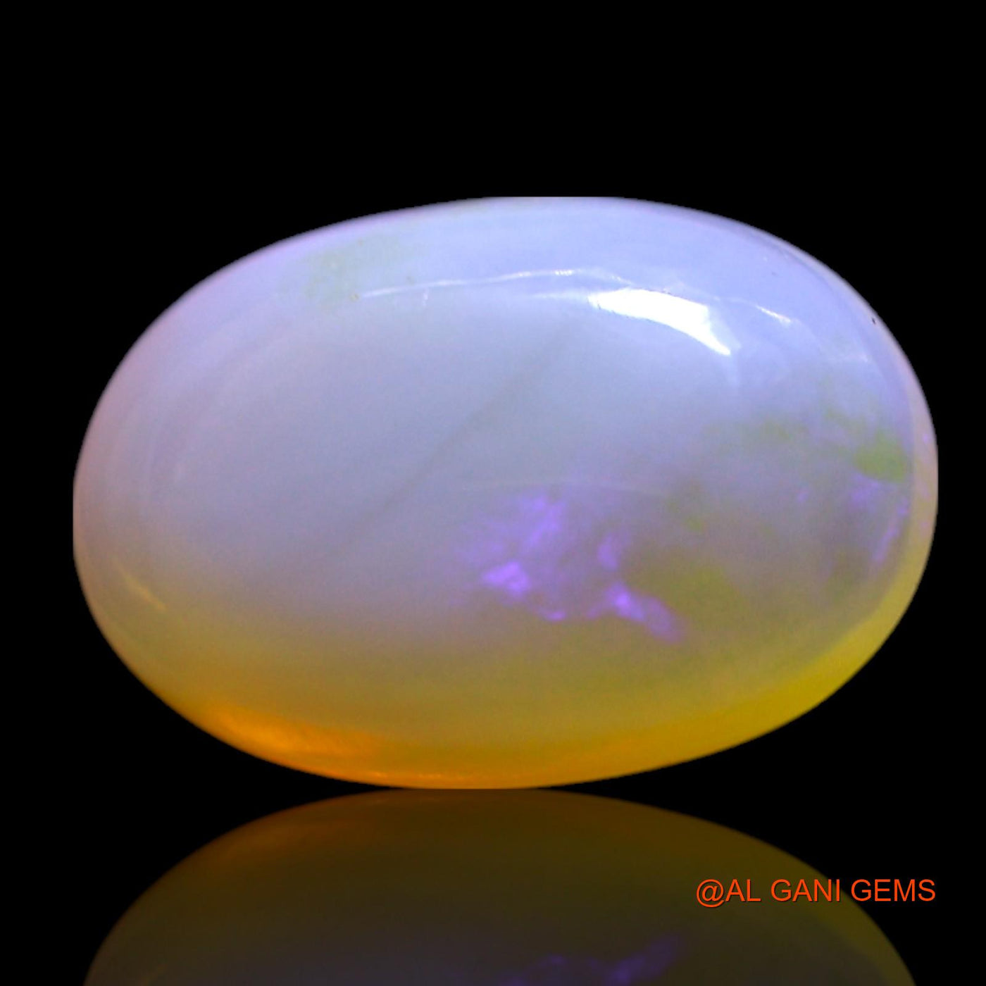 Natural Untreated Fire Opal Loose Gemstone Oval Cabochon From Australia 3.00 Cts 12x8x4 mm AG-701