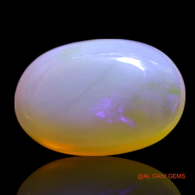 Natural Untreated Fire Opal Loose Gemstone Oval Cabochon From Australia 3.00 Cts 12x8x4 mm AG-701