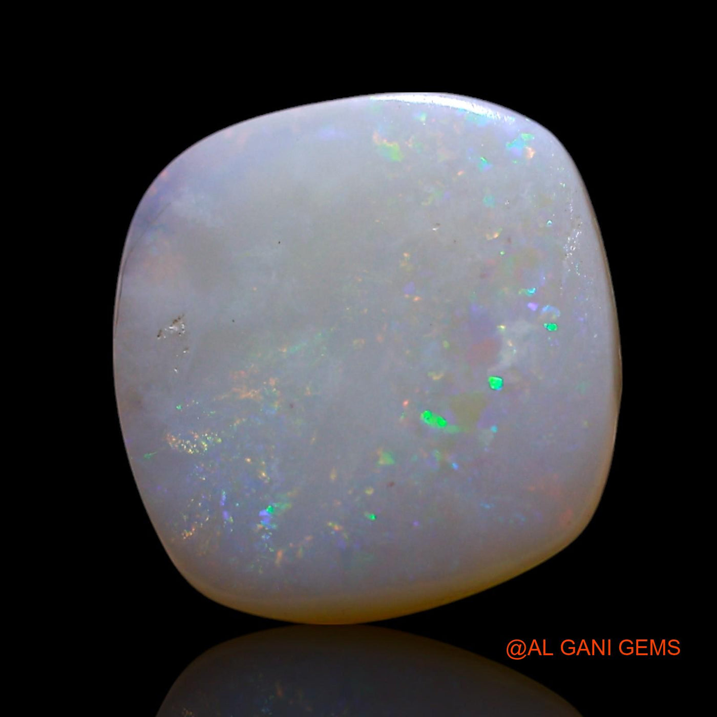 2.00 Cts Unheated Australian Fire Opal Loose Gemstone Oval Cabochon Natural 10x10x3 mm AG-702