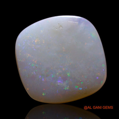 2.00 Cts Unheated Australian Fire Opal Loose Gemstone Oval Cabochon Natural 10x10x3 mm AG-702